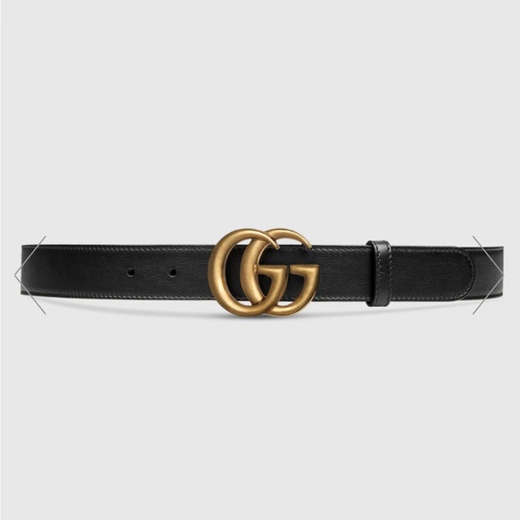 Gucci Leather Belt with Double G Buckle - Picture 5 of 6